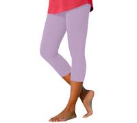 Capri Leggings da Donna opachi Leggins Dimagranti Senza Pantaloni della Tuta Larghi Elasticizzati Morbidi e Confortevoli Fitness per Yoga, Allenamento in Palestra