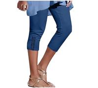 Capri Leggings da Donna opachi Vita Alta Opaco Booty Scrunch Pantaloni della Tuta Larghi Elasticizzati Corsa Comodi Morbidi Eleganti Cuciture Pantacollant Anticellulite per Sport, Palestra, Yoga
