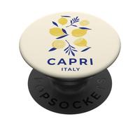 CAPRI & Sorrento Lemons, Italy - Amalfi Coast Holiday Vibes PopSockets PopGrip Adesivo