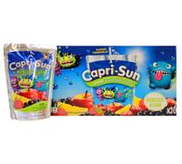 Capri Sun - Bevanda Analcolica Monster Alarm, 10x200ml | A base di Succo di Frutta, Gusto Originale con Mela, Ribes Nero, Amarena, Fragola e Lime