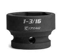 Capri Tools 1-3/16" Stubby Impact Socket, 1/2" Drive, 6 punti, SAE