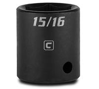 Capri Tools 15/16-Inch Shallow Impact Socket, 1/2-Inch Drive, 6-Point, SAE (CP55060)