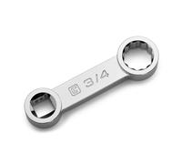 Capri Tools Adattatore di coppia da 1/2", attacco 3/4", estremità scatola a 12 punti