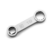 Capri Tools Adattatore dinamometrico da 1/2", attacco da 19 mm, estremità scatola a 12 punti