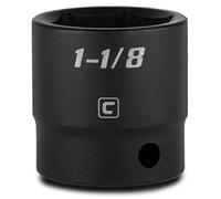 Capri Tools Bussola a impatto basso da 1-1/8", attacco da 1/2", 6 punti, SAE (CP55063)