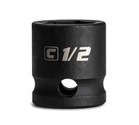 Capri Tools - Bussola a percussione 1/2", attacco 3/8", 6 punti, SAE