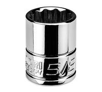 Capri Tools Bussola bassa da 5/8", attacco da 3/8", 12 punti, SAE