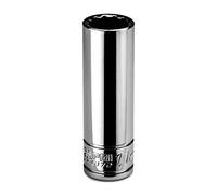 Capri Tools Bussola profonda 11 mm, attacco 1/4", 12 punti, metrico