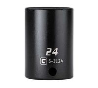 Capri Tools Bussola semi-profonda da 3/8", attacco da 24 mm