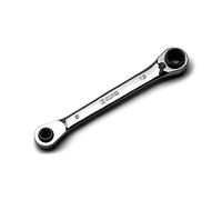 Capri Tools Chiave a cricchetto reversibile 4 in 1 con estremità ad anello chiuso da 120 denti, chiavi metriche, 8, 10, 12, 13 mm