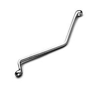 Capri Tools Chiave per spurgo freni, 10 mm, doppia estremità angolata, metrica