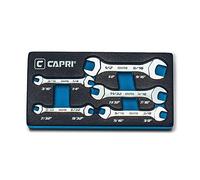Capri Tools Mini set di chiavi a brugola sottile, SAE, da 3/16 a 9/16", 5 pezzi