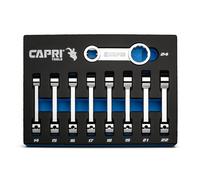 Capri Tools Set adattatore coppia 1/2", 12 punti, 14-24 mm, metrico, 9 pezzi con vassoio meccanico