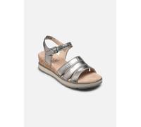 CAPRICE Damen 9-28711-44, Sandali con Zeppa Donna, Stone Metallic, 38 EU