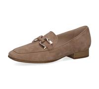 CAPRICE 9-24201-42, Mocassino Basso Donna, Tortora Scamosciato, 36 EU