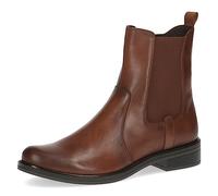 CAPRICE 9-25304-41, Stivaletti piatti con lacci Donna, Marrone (Cognac Nappa), 38.5 EU