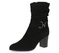 CAPRICE 9-25328-41, Stivaletti con tacco Donna, Nero (Black Suede), 37 EU
