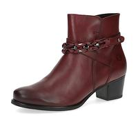 CAPRICE 9-25336-41, Stivaletti con tacco Donna, Rosso (Bordeaux Nappa), 38 EU