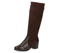 CAPRICE 9-25517-41, Stivali con tacco Donna, Marrone (Dk Brown Comb), 37.5 EU