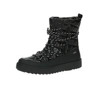 CAPRICE 9-26215-41, Stivaletti piatti con lacci, fodera calda Donna, Nero (Black Comb), 37 EU