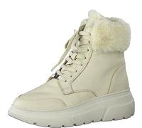 CAPRICE 9-26220-41, Stivaletti piatti con lacci, fodera calda Donna, Avorio (Offwhite Soft), 37 EU