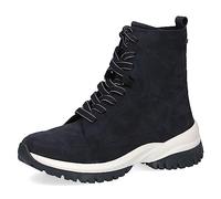 CAPRICE 9-26259-41, Stivaletti piatti con lacci Donna, Blu (Ocean Suede), 39 EU