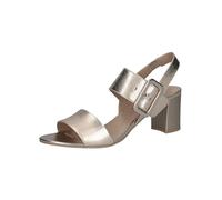 CAPRICE 9-28306-42, Sandali con Tacco Donna, Metallo Platino, 40 EU