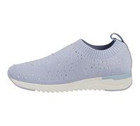 CAPRICE 9-9-24700-20, Sneaker Slipper Donna, Lt Blue Knit 9 24700 20 831, 38 EU