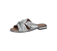 CAPRICE 9-9-27100-20, Pantofole Piatte Donna, Argento Metallizzato, 39 EU