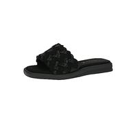 CAPRICE 9-9-27105-20, Ciabatte Piatte Donna, in camoscio Nero, 38 EU