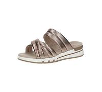 CAPRICE 9-9-27251-20, Pantofole piatte Donna, (Tortora Metallizzato), 40 EU Larga