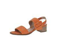 CAPRICE 9-9-28211-20, Sandalo con Tacco Donna, Arancione Scamosciato, 37 EU