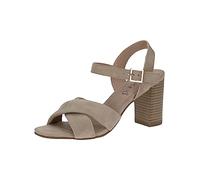 CAPRICE 9-9-28302-20, Sandalo con Tacco Donna, Cement Suede 9 28302 20 205, 40 EU