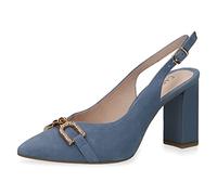 CAPRICE 9-9-29600-20, Decolleté Sling Donna, Blu Scamosciato, 41 EU