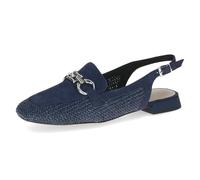 CAPRICE Ballerine da Donna con Tacco, Blu (Ocean Comb), 39 EU
