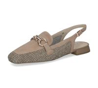 CAPRICE Ballerine da Donna con Tacco, Marrone (Bark Comb), 38 EU