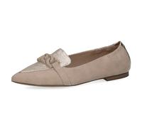 CAPRICE Ballerine da Donna in Pelle a Punta, Beige (Sand/Gold), 36 EU