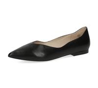 CAPRICE Ballerine da Donna in Pelle a Punta, Nero (Black Nappa), 37 EU
