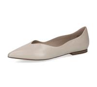 Caprice Ballerine da Donna in Pelle, Beige (Cream Perlato), 38 EU