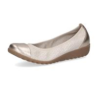 CAPRICE Ballerine da Donna in Pelle, Giallo (Vanilla Comb), 39 EU