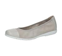 Caprice Ballerine da Donna in Pelle, Grigio (LT.Grey Comb), 41 EU