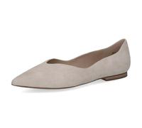 Caprice Ballerine da Donna in Pelle, Grigio (LT Grey SPARKL), 39 EU