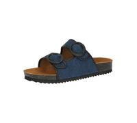 CAPRICE Ciabatte da donna con chiusura a strappo estive, Blu (Jeans/Black), 38 EU