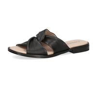 CAPRICE Ciabatte da donna in pelle comode, Nero (Black Nappa), 42 EU