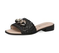 CAPRICE Ciabatte da Donna in Pelle con Plantare, Nero (Black Nappa), 40 EU