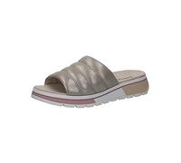 CAPRICE Ciabatte Piatte da Donna 9-9-27205-205-20, Pietra Metallizzata, 39 EU