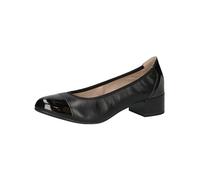 CAPRICE Comfort Donna Décolleté Tacco Basso Eleganti, Nero (Black Nappa), 41 EU