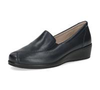 CAPRICE Comfort Mocassini da Donna in Pelle Larghezza H, Blu (Ocean Nappa), 40 EU