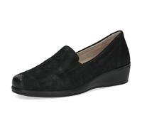 CAPRICE Comfort Mocassini da Donna in Pelle Larghezza H, Nero (Black Comb), 39 EU