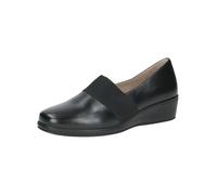 CAPRICE Comfort Mocassini da Donna in Pelle Larghezza H, Nero (Black Nappa), 41 EU
